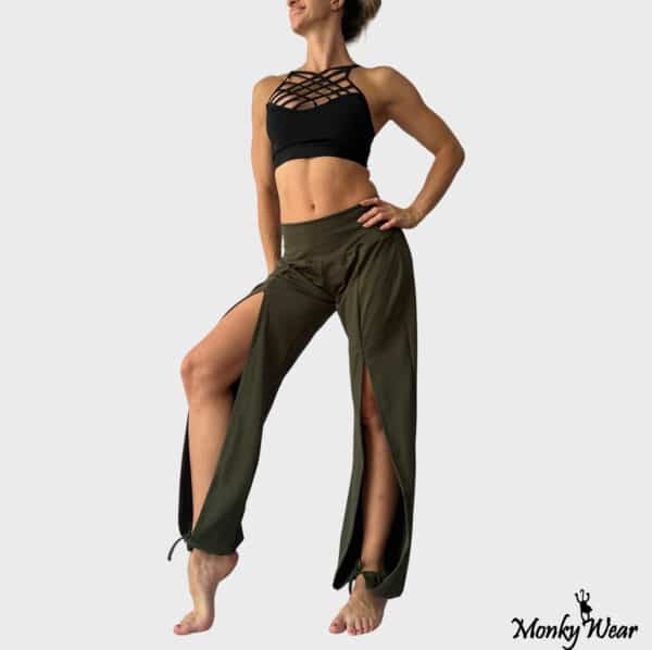 pantalones olivo