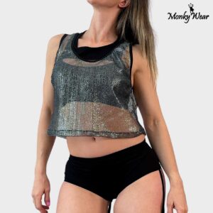 blusa plateada | Monky ShopÂź blusa plateada