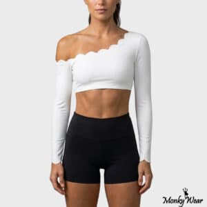 white sports bra | Monky ShopÂź white sports bra