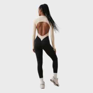 enterizo color crema para ejercicio | Monky ShopÂź enterizo color crema para ejercicio